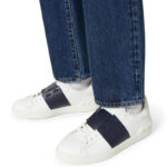 Valentino Open Sneaker 'White Dark Blue' - Image 6