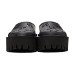 Gucci Platform Perforated G Sandal 'Black' - Image 4
