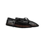 Alaïa Fishnet Ballerina Flats | Black - Image 2