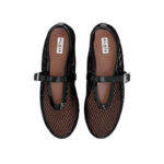 Alaïa Fishnet Ballerina Flats | Black - Image 4