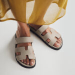 Hermès Chypre Sandals 'Beige Galet' - Image 5