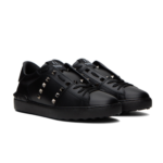 Valentino Garavani Black Rockstud Untitled Sneakers - Image 3