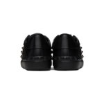 Valentino Garavani Black Rockstud Untitled Sneakers - Image 4