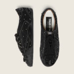 Golden Goose True-Star in black suede with Swarovski crystals and black leather star(Women's) - Image 3