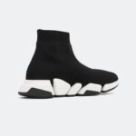 Balenciaga Speed 2 Trainer Knit 'Black White' - Image 3