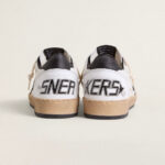 Golden Goose Ball Star in nappa with black star and black heel tab(Men) - Image 4