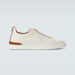 Zegna Triple Stitch leather sneakers WHITE TRIPLE STITCH Off White