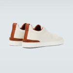 Zegna Triple Stitch leather sneakers WHITE TRIPLE STITCH Off White - Image 3