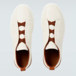 Zegna Triple Stitch leather sneakers WHITE TRIPLE STITCH Off White - Image 5