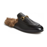 Gucci Princetown Genuine Shearling Loafer Mule 'Black' - Image 2