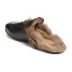 Gucci Princetown Genuine Shearling Loafer Mule 'Black' - Image 3