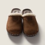 Miu Miu Suede clogs 'Cocoa Brown' - Image 3