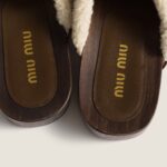 Miu Miu Suede clogs 'Cocoa Brown' - Image 4
