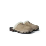 Miu Miu Suede clogs 'beige' - Image 2