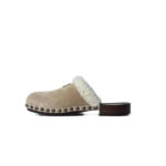 Miu Miu Suede clogs 'beige' - Image 3