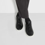 Zegna Triple Stitch leather sneakers BLACK SECONDSKIN TRIPLE STITCH - Image 6