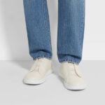 ZEGNA WHITE DEERSKIN TRIPLE STITCH™ SNEAKERS White - Image 6