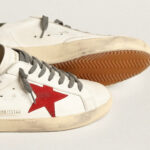 Golden Goose Super-Star with red suede star and green leather heel tab(Men's) - Image 3