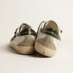 Golden Goose Super-Star with red suede star and green leather heel tab(Men's) - Image 4