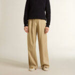 Golden Goose True-Star in white nappa leather with gold star and beige suede heel tab(Women's) - Image 9