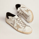 Golden Goose Super-Star with black heel tab and metal stud lettering(Unisex) - Image 2
