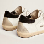 Golden Goose Super-Star with black heel tab and metal stud lettering(Unisex) - Image 4