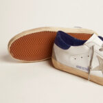 Golden Goose Super-Star with suede star and blue heel tab(Men's) - Image 3