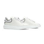 Alexander McQueen Oversized Sneaker 'New Tech Calf - White Black - Image 3