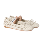 Miu Miu Woven nappa leather ballerinas - Image 2