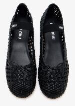 Miu Miu Woven nappa leather ballerinas - Image 4