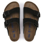 BirkenStock Arizona Soft FootbedSuede Leather - Black - Image 3