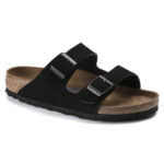 BirkenStock Arizona Soft FootbedSuede Leather - Black - Image 5
