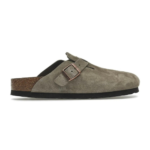 Birkenstock Boston Soft Footbed – Suede Taupe