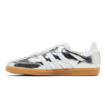 Adidas Samba OG - Silver Metallic Cracked Leather - Image 2