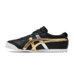 Onitsuka Tiger Mexico 66 – Black Gold Metallic - Image 2