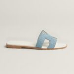Hermès Oran sandal 'bleu clair'