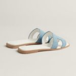 Hermès Oran sandal 'bleu clair' - Image 3