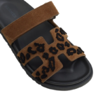 Hermès Chypre sandal 'brun fumé / noir' - Image 3