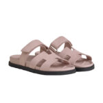 Hermès Chypre Sandals 'Pink Suede' - Image 2