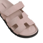 Hermès Chypre Sandals 'Pink Suede' - Image 4
