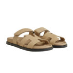 Hermès Chypre Sandals 'Beige Suede' - Image 2