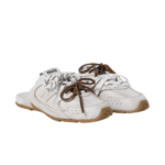 New Balance x Miu Miu 530 SL deco calf leather mules - Image 2