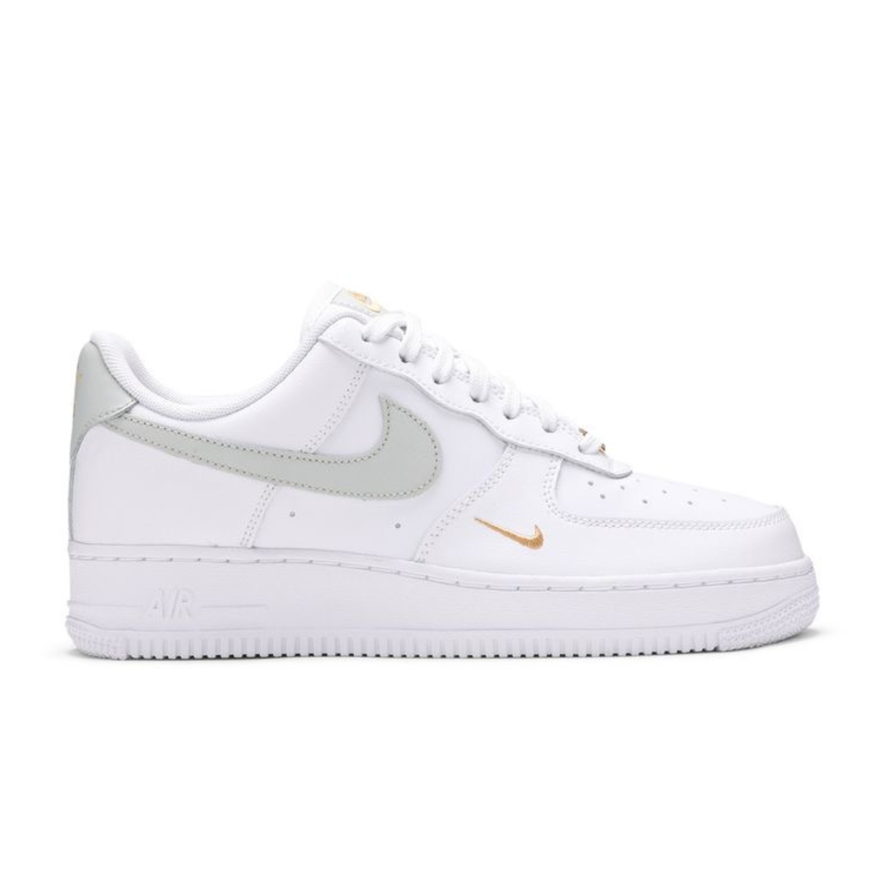 48880-2ED206A4-180A-480A-94AF-309E86F2FED2 Air Force 1 White Light Silver' - Image 1