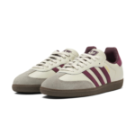 Adidas Samba OG – Putty Grey Maroon - Image 3