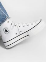 Converse Chuck Taylor All Star Lift Hi in White - Image 5