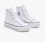 Converse Chuck Taylor All Star Lift Hi in White - Image 4